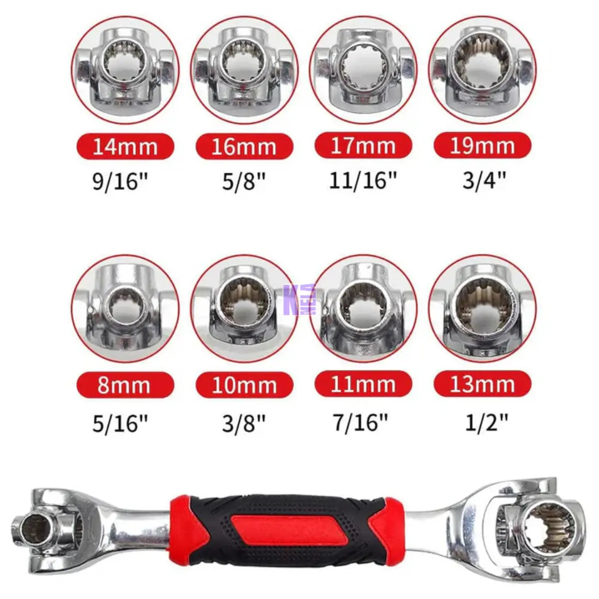 Llave inglesa 48 en 1