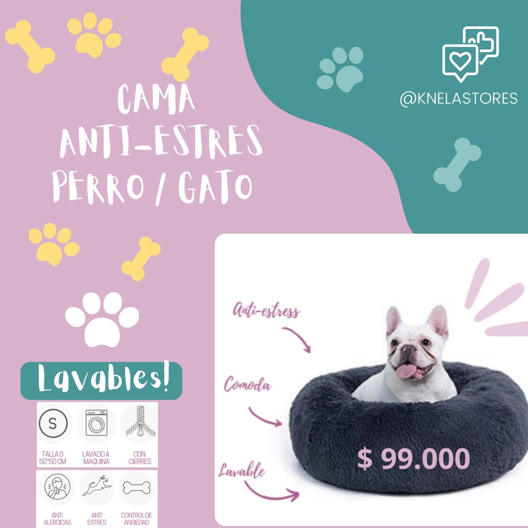 Camas para Perro y Gato Antiestrés