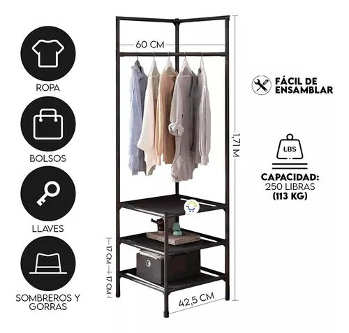 Organizador Esquinero 3 Niveles Modular