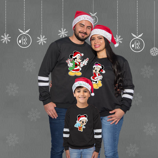 Buzo Familia Mickey Navidad