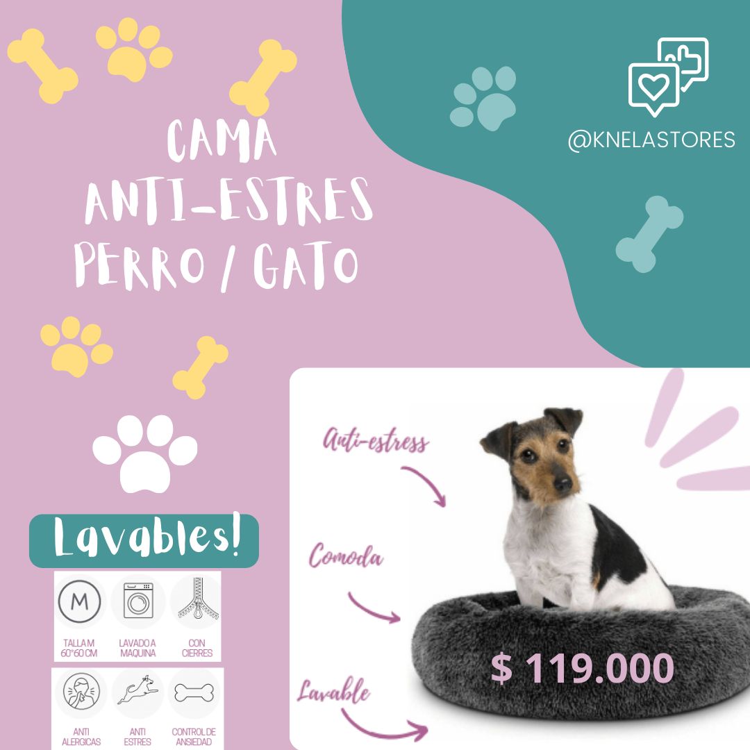 Camas para Perro y Gato Antiestrés