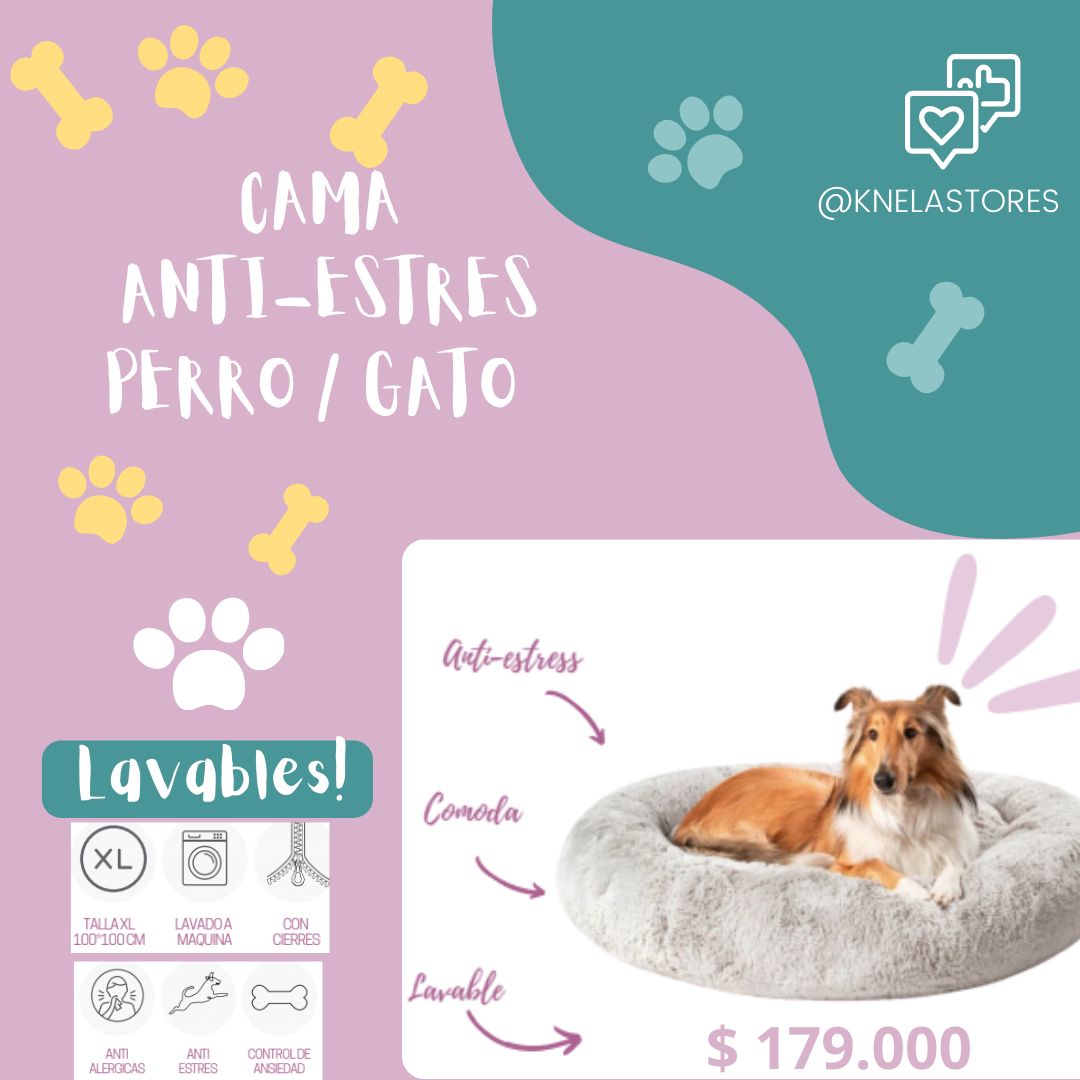 Camas para Perro y Gato Antiestrés