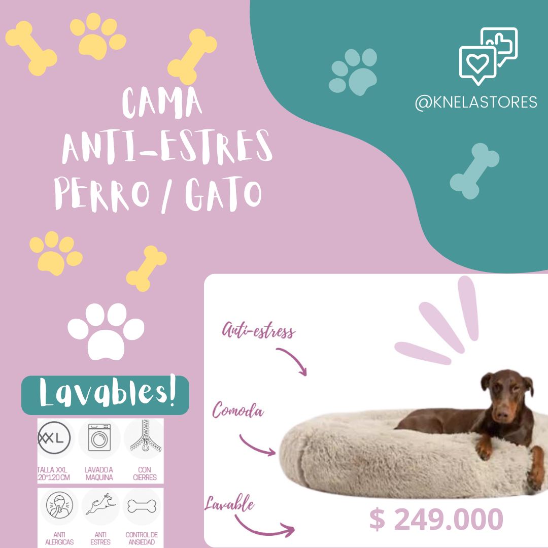 Camas para Perro y Gato Antiestrés